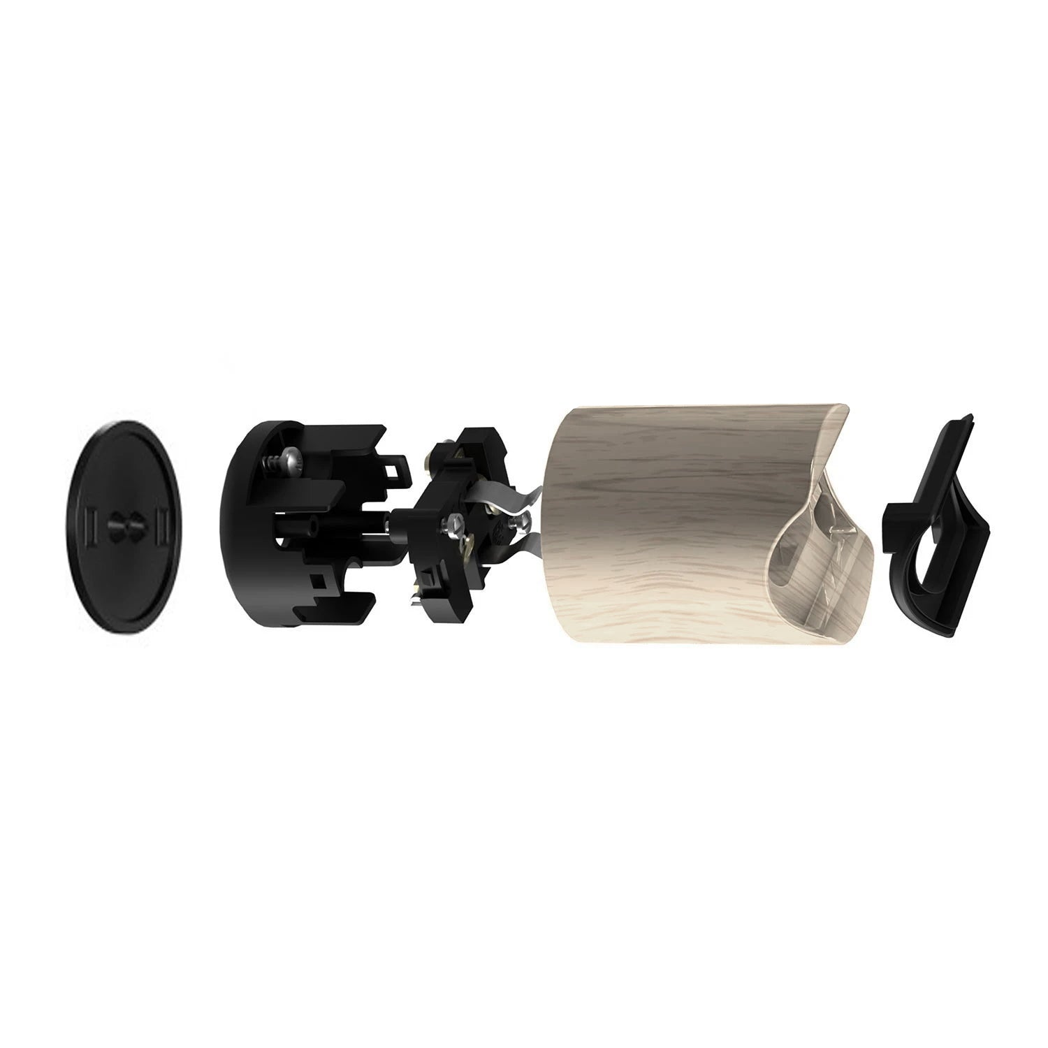 Portalampada esse14 da parete o soffitto con attacco S14d - Waterproof IP44 - Neutro