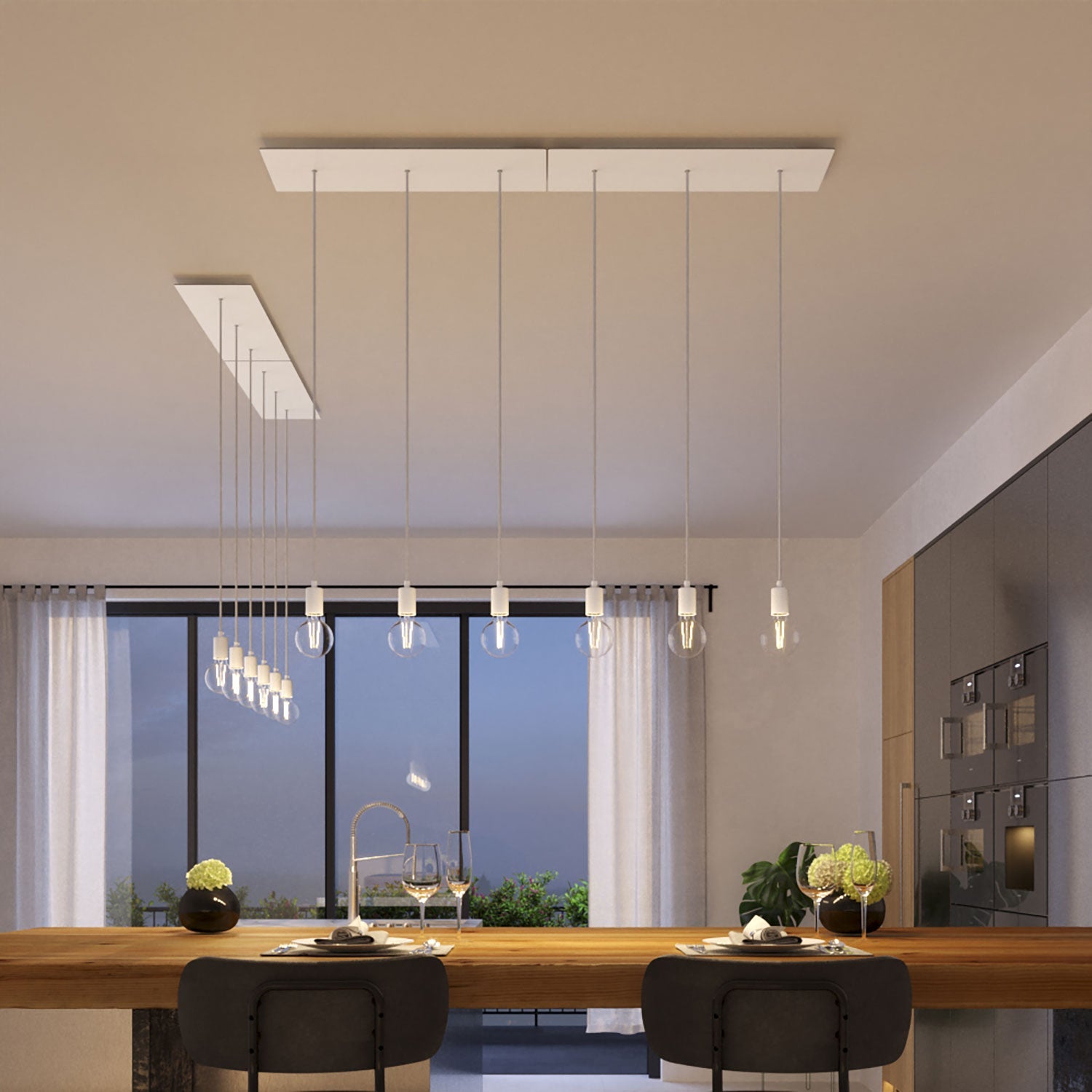 Cattaneo Rosone Da Soffitto Easy System Da 3 Moduli Base Discesa Centrale E Uscite Laterali Cattaneo Rosone Da Soffitto Easy System Da 3 Moduli Base Discesa Centrale E Uscite Laterali