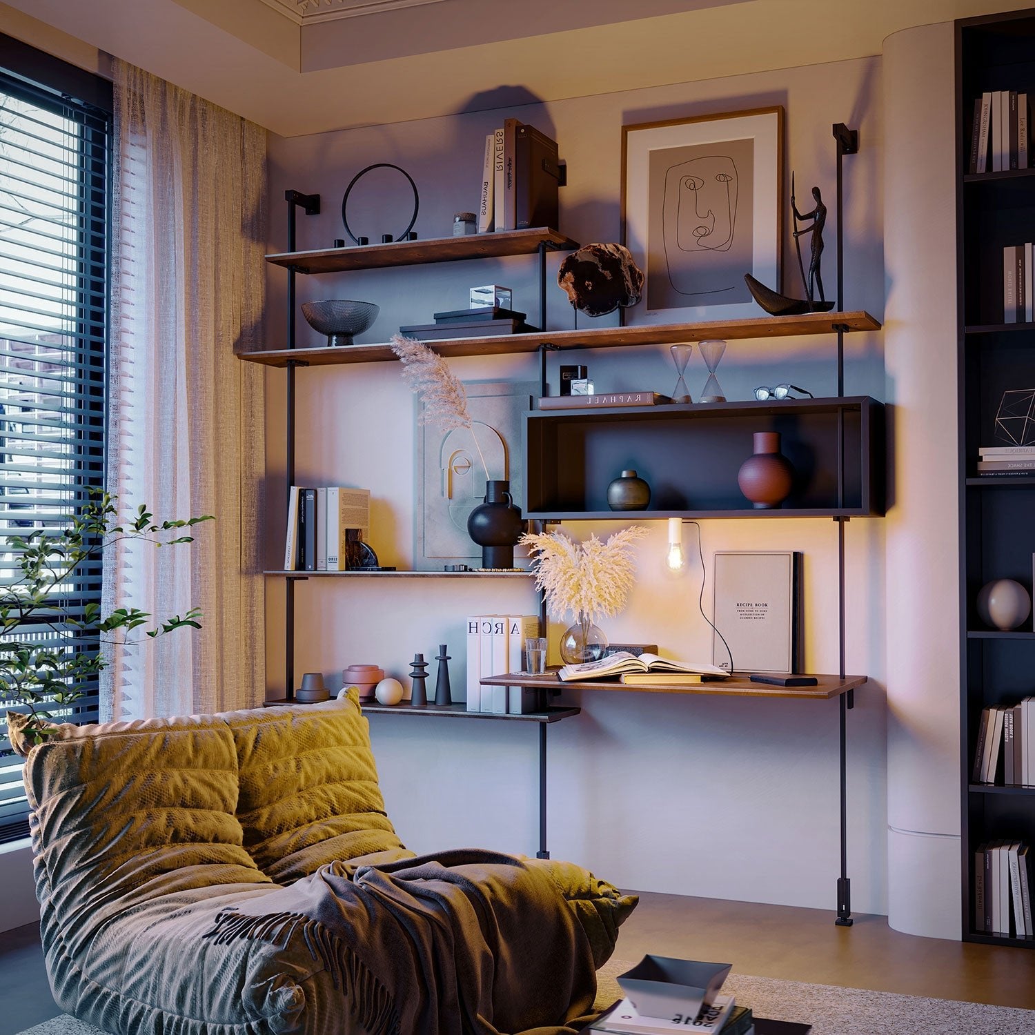 SI! Lampada portatile a 5V con lampadina A60 - Bianco opaco - Creative Cables