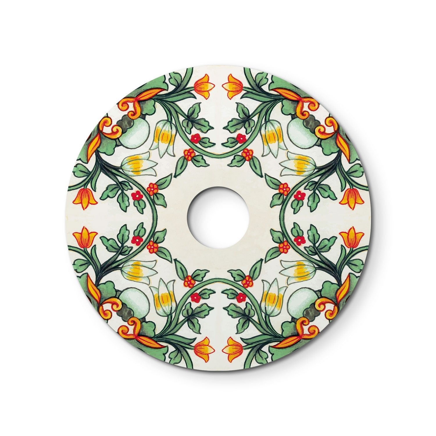 Snake Eiva con paralume mini Piatto Ellepì 'Maioliche' Rosso e Verde, lampada portatile IP65 per esterni con spina