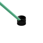 Terminale in legno per cavo per catenaria e sistema Filé. Made in Italy - Nero - Creative Cables