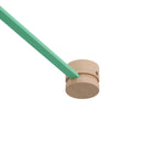 Terminale in legno per cavo per catenaria e sistema Filé. Made in Italy - Neutro - Creative Cables