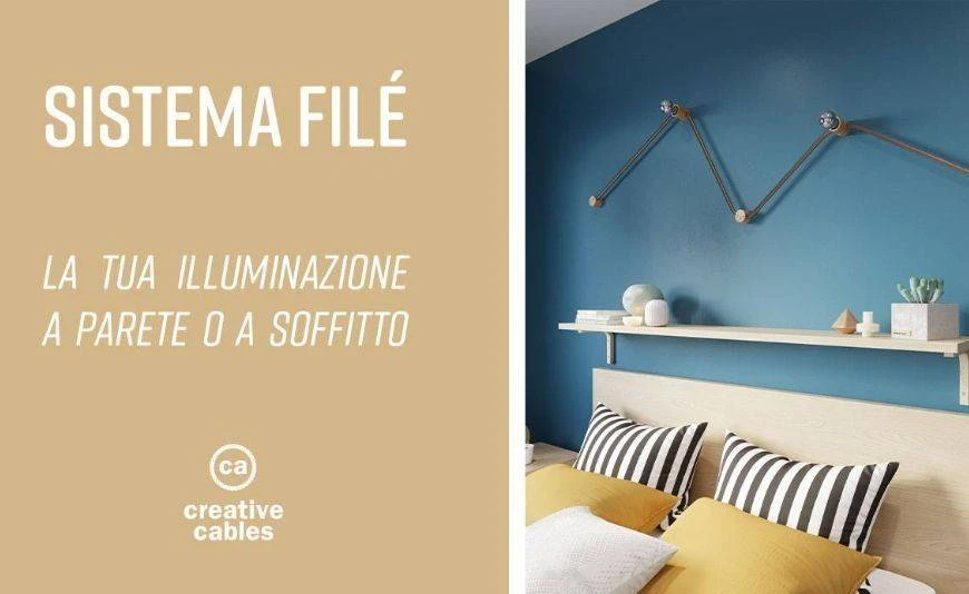 Sistema Filé per la tua illuminazione a parete