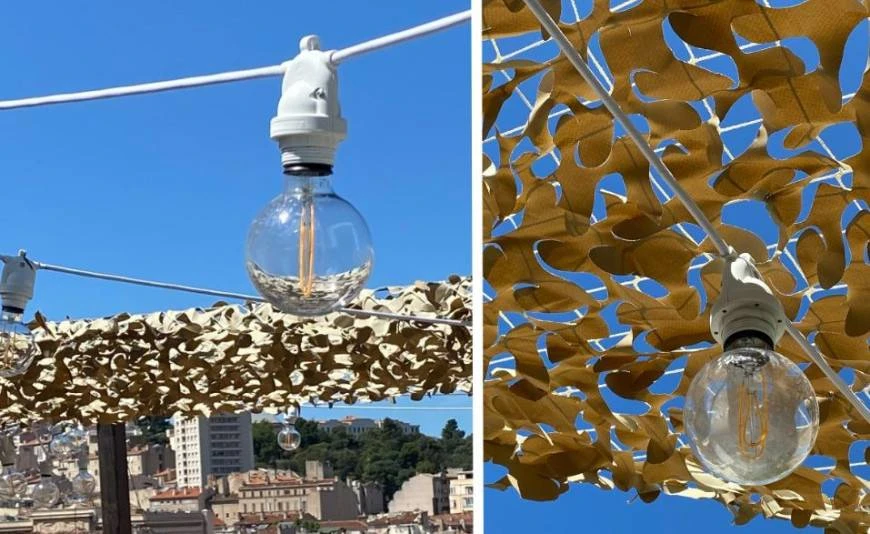 Creative-Cables illumina il Ciel Rooftop nell'oasi del coliving di Marsiglia