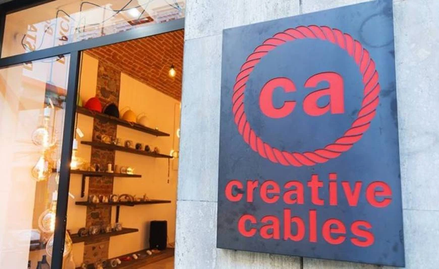 portalampada in porcellana con doppio ingresso vintage by creative-cables -  LIGHT dESIGN STORE